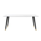 Industrial Sintered Stone Dining Table Rectangle Table with 4 Legs Clearhalo 'Dining Tables & Seating' 'Dining Tables' 'dining_table' 'furn' 'furn_dining_table' 'Furniture' 'Kitchen & Dining Furniture' 1200x1200_3ed8c013-f187-4f84-beee-417eb33d704b