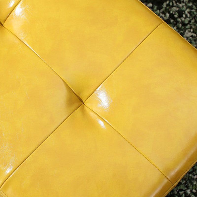 Leather Standard Stool Modern Style Simple Household Square Stool