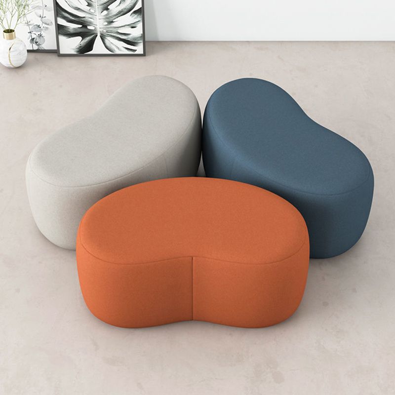 Modern Stain Resistant Standard Wedge Orange Leather Pouf for Home Decor Clearhalo 'furn' 'furn_ottomans_poufs' 'Furniture' 'Living Room Furniture' 'Ottomans & Poufs' 'ottomans_poufs' 1200x1200_3edaf6ba-4cb5-4fd4-8d77-cb8100535ec8
