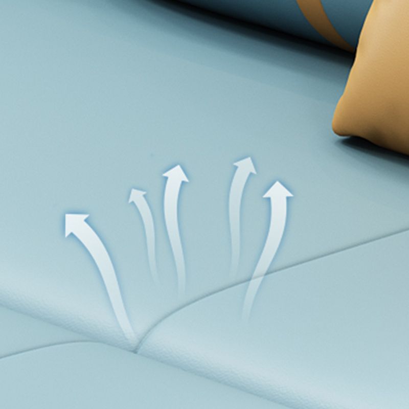 グラムブルースリーパーソファ枕には、保管付きの布団スリーパーソファベッドが含まれていました