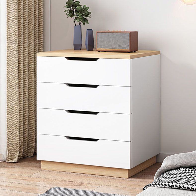 Cómoda vertical de almacenamiento para dormitorio, cómoda de lencería de madera moderna de 16" D con cajones