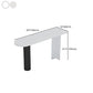Stone/Wood Bar Dining Table Modern Oval Bar Table with Double Pedestal Clearhalo 'Bar Furniture' 'Bar Tables' 'bar_tables' 'furn' 'furn_bar_tables' 'Furniture' 'furniture_bar_tables' 'Kitchen & Dining Furniture' 1200x1200_3ee1fc37-cb16-4d8b-b396-19344433e9ee