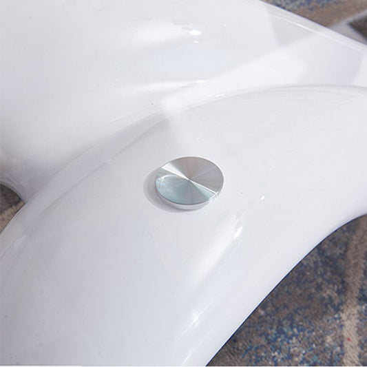 Abstract 1 tavolo da cocktail singolo moderno tavolino da caffè in vetro trasparente