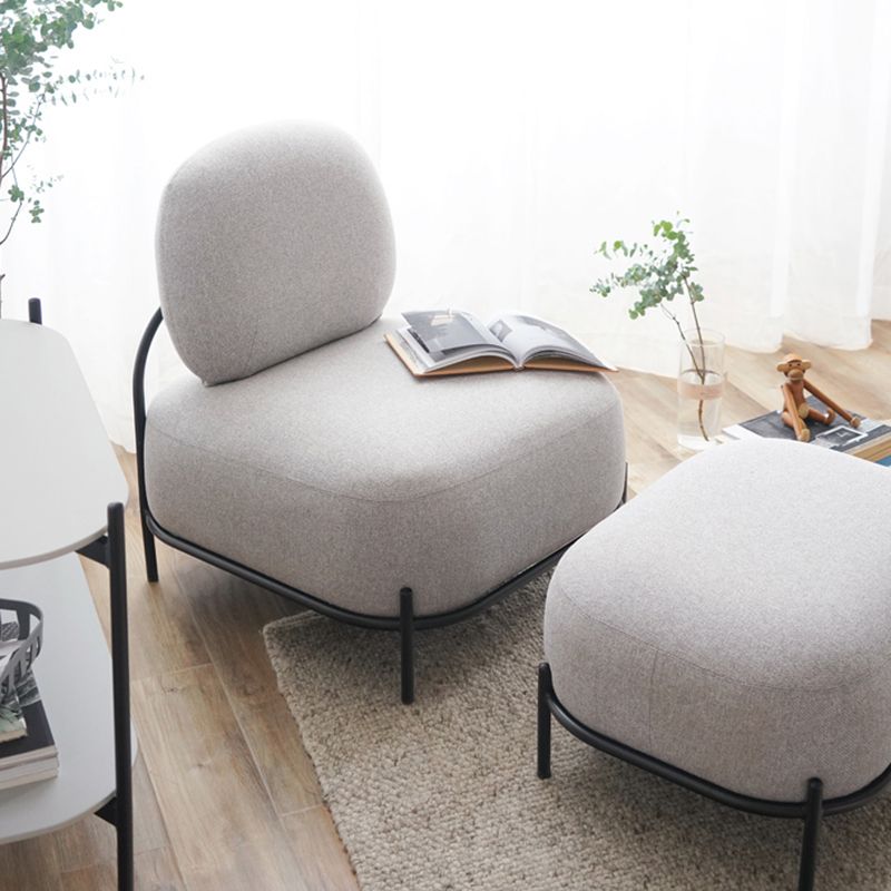 27,95 "sedia di biancheria senza braccio ampia sedia a quattro gambe di base per soggiorno