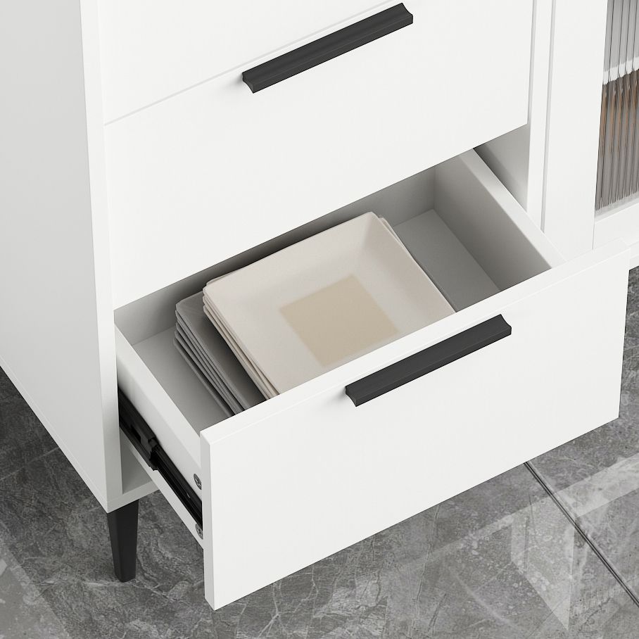 Living Room 32-inch Height Sideboard Contemporary Style Artificial Wood Cupboard Clearhalo 'buffet_sideboard' 'Buffets & Sideboards' 'furn' 'furn_buffet_sideboard' 'Furniture' 'furniture_buffet_sideboard' 'Kitchen & Dining Furniture' 1200x1200_3ee43bbd-3508-4111-a2c3-355d9bf03a4e