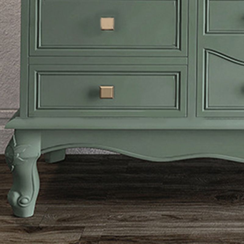 Classic Glam Storage Chest Dresser Horizontal Chest with Drawers