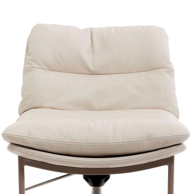 Glam Low Back Bar Stool Rotatable Counter Bar Stool for Home Clearhalo 'Bar Furniture' 'Bar Stools' 'bar_stools' 'furn' 'furn_bar_stools' 'Furniture' 'Kitchen & Dining Furniture' 1200x1200_3ee6392f-4172-4032-b7df-9ea5233226b7