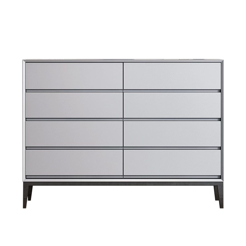 Contemporary Chest Bedroom Engineered Wood Storage Chest with Drawers