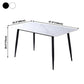 Rectangle Sintered Stone Two-Color Dining Table Modern 4 Legs Table for Dining Room Clearhalo ' dining_table' 'Dining Tables & Seating' 'Dining Tables' 'furn' 'furn_dining_table' 'Furniture' 'furniture_dining_table' 'Kitchen & Dining Furniture' 'kitchen&dining_furn' 'kitchen' 'kitchen_dining_table' 1200x1200_3ee77c89-762f-4b87-9de4-acb87b2cba6e