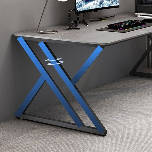 Industrial 29,53 "hoher Computer Schreibtisch Stein rechteckig Gaming Desk