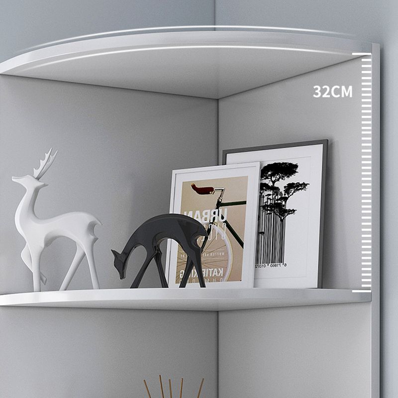 Corner Wood Accent Chest with Shelves Contemporary Side Cabinet Clearhalo 'Cabinets & Chests' 'cabinets_chests' 'furn' 'furn_cabinets_chests' 'Furniture' 'Living Room Furniture' 1200x1200_3eeee270-e6c2-404e-bbaf-823044c26981