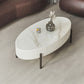 Glam Coffee Cocktail Table with Storage Drawer and 4 Iron Legs Clearhalo 'Coffee & Accent Tables' 'Coffee Tables' 'coffee_tables' 'furn' 'furn_coffee_tables' 'Furniture' 'Living Room Furniture' 1200x1200_3eeef207-7878-48f7-a4fe-4e47babd084a