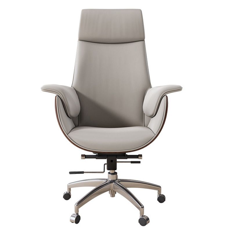 Modern & Contemporary Upholstered Chair Leather Task High Back Chair Clearhalo 'furn' 'furn_office_chair' 'Furniture' 'Office Chairs' 'Office Furniture' 'office_chair' 1200x1200_3ef65a2e-58a9-4049-b789-47e1d0b95ecc