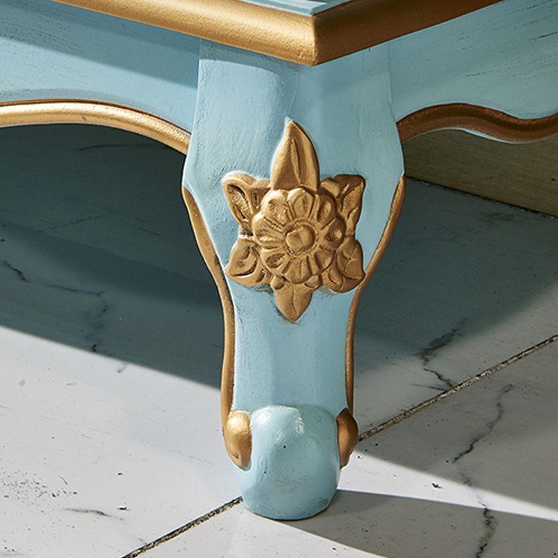 15,6-inch W dressoir traditionele massieve houten opbergkast met 9 laden