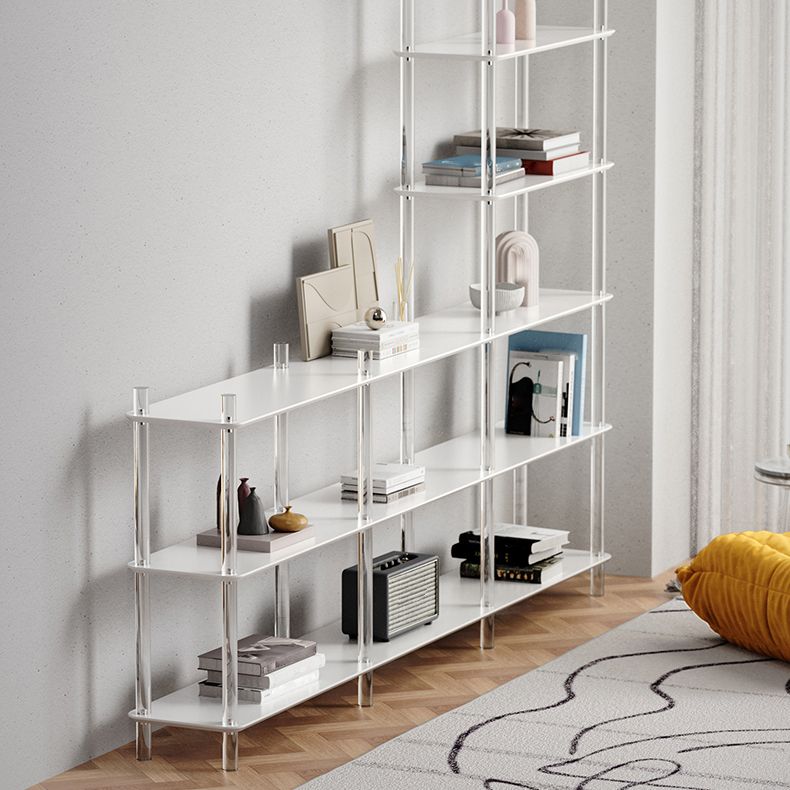 Acrylic Frame Bookshelf Open Storage Scandinavian Etagere Bookcase Clearhalo 'Bookcases' 'furn' 'furn_bookcases' 'Furniture' 'Office Furniture' 1200x1200_3ef838ca-a5b4-4b45-8a79-a01eecc7042e