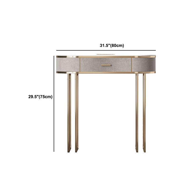 Glam Wood Vanity Dressing Table Gray Vanity Makeup Table Set with Drawer Clearhalo 'Bedroom Furniture' 'furn' 'furn_makeup_vanities' 'Furniture' 'Makeup Vanities' 'makeup_vanities' 1200x1200_3ef838fe-8c9d-457d-b0f3-563c1ab241f4