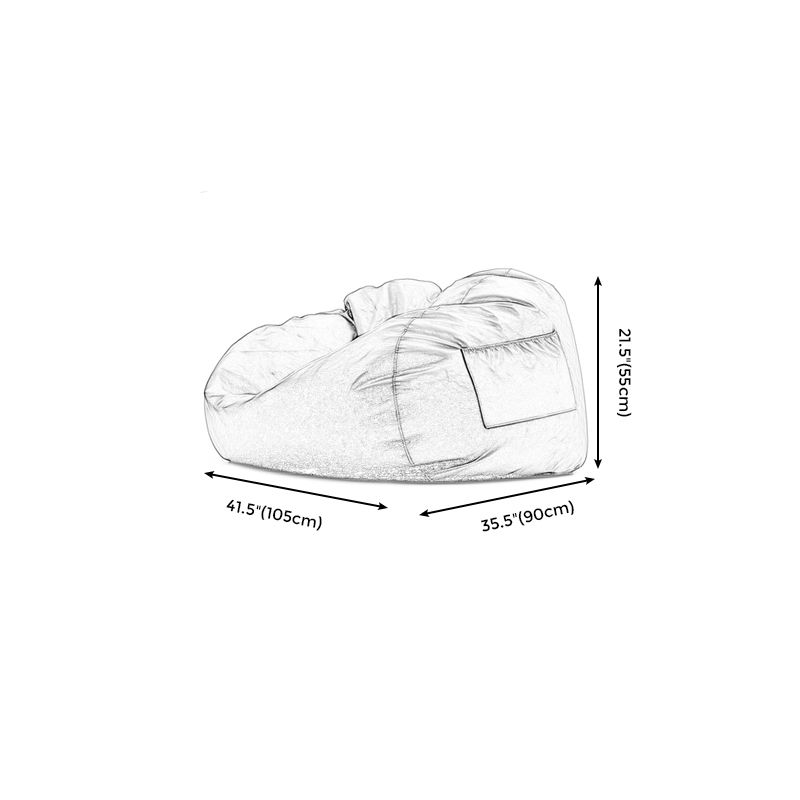 Les bras PU comprenaient une chaise d'accent en baril avec dos fixe pour le salon et la chambre