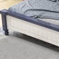 Massief hout gestimuleerd standaard bedschutbladen bed met aangepaste benen