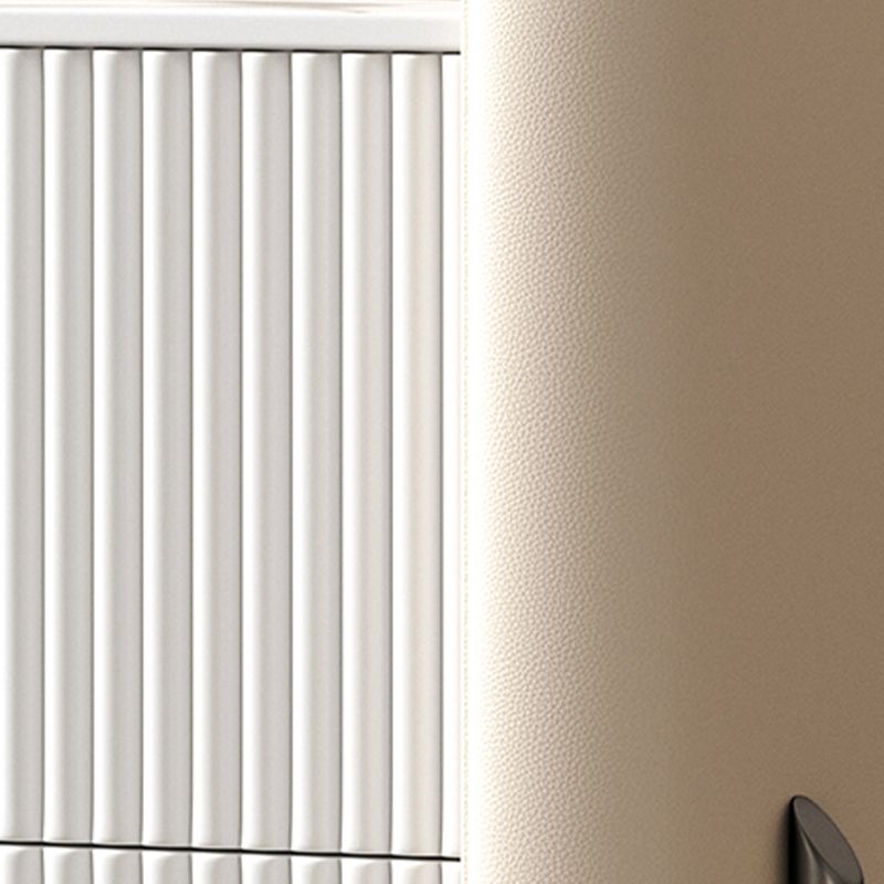 Accento moderno tavolo da comodino stoccaggio del comodino in pietra con gambe