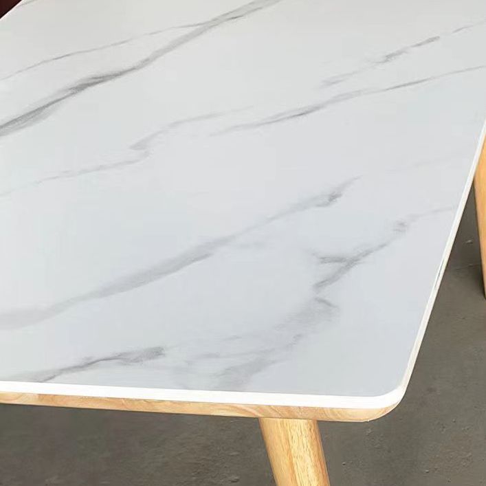 Medieval Modern Stone Dining Table 4 Legs Table for Living Room Clearhalo 'Dining Tables & Seating' 'Dining Tables' 'dining_table' 'furn' 'furn_dining_table' 'Furniture' 'Kitchen & Dining Furniture' 1200x1200_3efabbbf-575b-497b-93f0-22c6ab0f2888