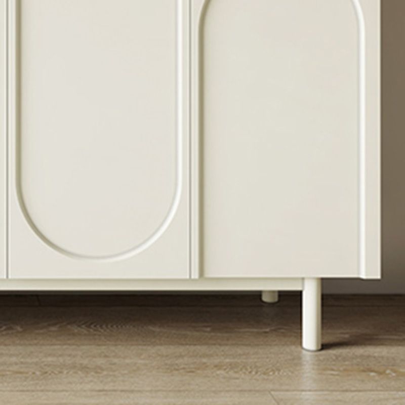 Sideboard di rettangolo moderno Rettangolo Sideboard di archiviazione in legno con porta