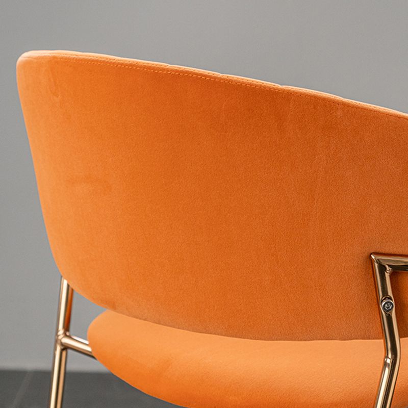 Scandinavian Style Open Back Dining Side Chair Leather Dining Chairs with Gold Legs Clearhalo ' kitchen&dining_furn' 'Dining Chairs' 'Dining Tables & Seating' 'dining_chair' 'furn' 'furn_dining_chair' 'Furniture' 'furniture_dining_chair' 'Kitchen & Dining Furniture' 'kitchen' 1200x1200_3efbcbef-2d88-4589-8a74-d728210bfc42