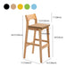 Contemporary Oak Wood Barstool Indoor Bar Stool with Low Back and Footrest Clearhalo 'Bar Furniture' 'Bar Stools' 'bar_stools' 'furn' 'furn_bar_stools' 'furniture_bar_stools' 'Kitchen & Dining Furniture' 'kitchen&dining_furn' 'kitchen' 'kitchen_furn' Furniture' 1200x1200_3efbdcbb-636a-4613-8900-dfac2d631111