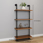 Brown Bookshelf Industrial Style Wall Mounted Bookcase for Home Office Clearhalo 'Bookcases' 'furn' 'furn_bookcases' 'Furniture' 'furniture_bookcases' 'Office Furniture' 1200x1200_3efbf89e-5298-40e6-9699-2cceb18585b0