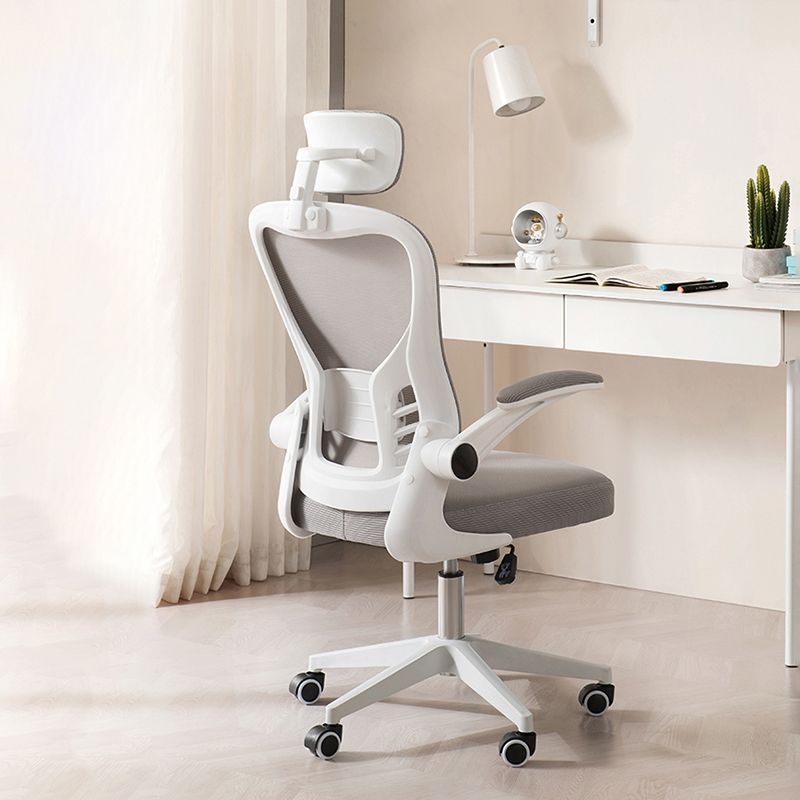 Padded Arms Office Chair Swivel Adjustable Seat Height Chair with Caster Wheels Clearhalo 'furn' 'furn_office_chair' 'Furniture' 'Office Chairs' 'Office Furniture' 'office_chair' 1200x1200_3efccba5-7aa0-48f8-9677-bcfad4a72b03