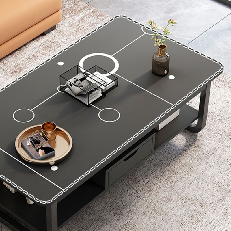 4 Legs Storage Coffee Table Set Modern Wood Rectangle Coffee Table Clearhalo 'Coffee & Accent Tables' 'Coffee Tables' 'coffee_tables' 'furn' 'furn_coffee_tables' 'Furniture' 'Living Room Furniture' 1200x1200_3efcec3d-2484-4822-8a57-870366faf415