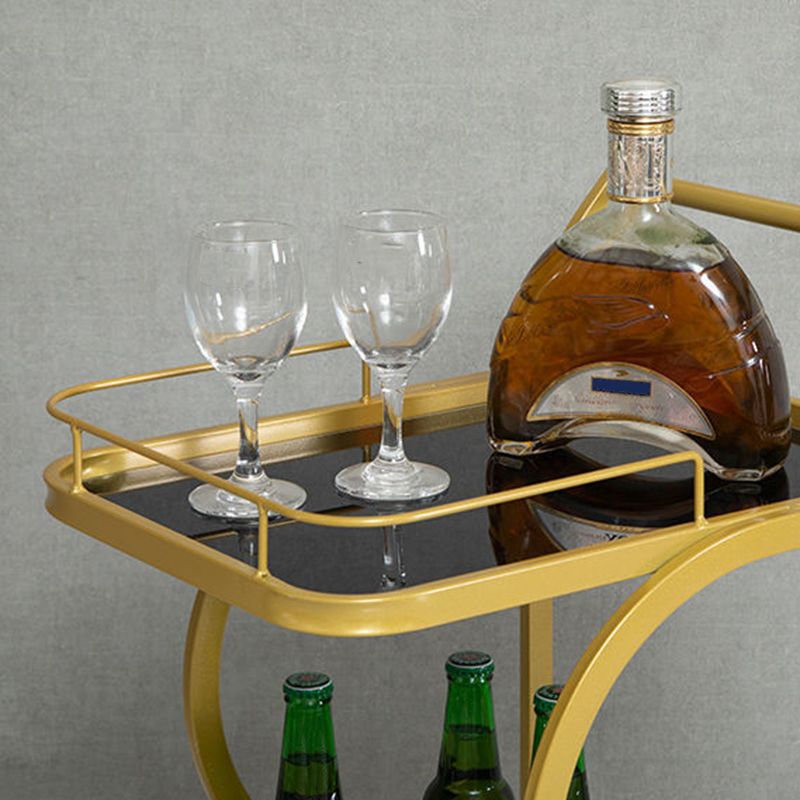 33.07" High Modern Style Prep Table Rolling Metal Prep Table for Kitchen