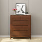 Coffre de rangement en bois vertical contemporain avec tiroirs pour chambre à coucher