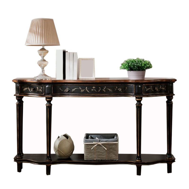 Mesa de acento de madera Victoria Forma gratuita Table de consola de sofá para Hall