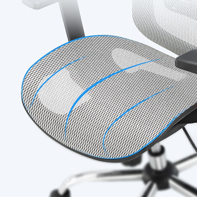 Silla de escritorio moderna Silla de computadora de malla Silla de conferencia con respaldo alto con ruedas