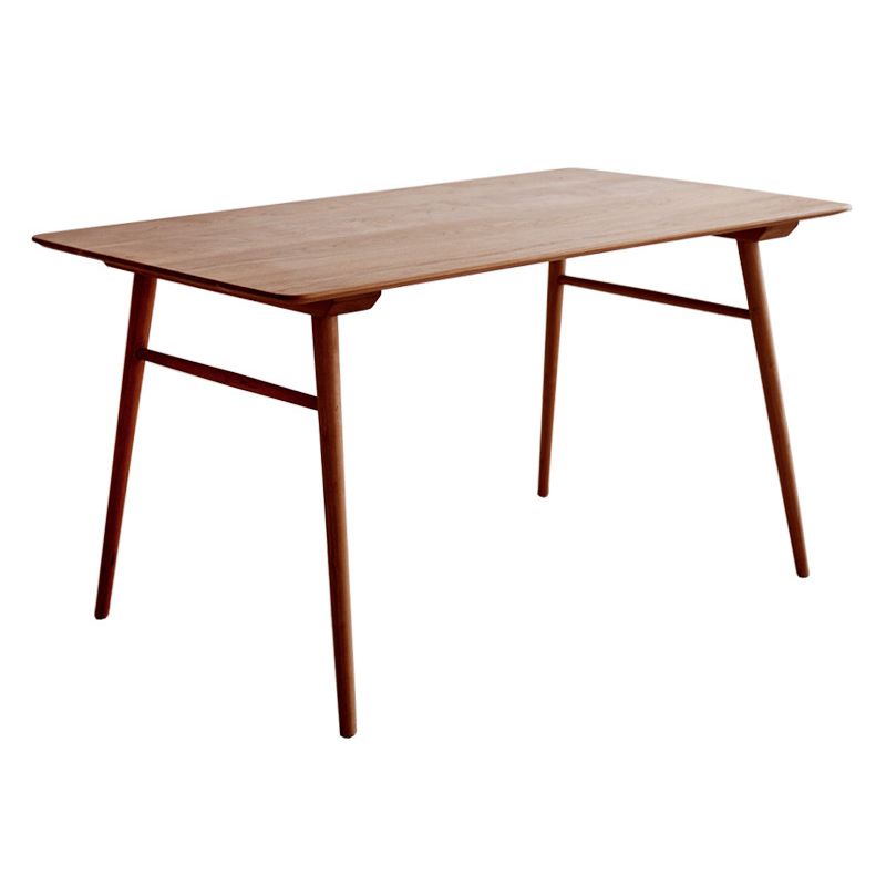 Rectangle Dining Site Table Simplicity Style Solid Wood Dining Room Collection with 4-foot Clearhalo ' dining_table' 'Dining Tables & Seating' 'Dining Tables' 'furn' 'furn_dining_table' 'Furniture' 'furniture_dining_table' 'Kitchen & Dining Furniture' 'kitchen&dining_furn' 'kitchen' 'kitchen_dining_table' 1200x1200_3f0c78e3-3fb6-49ad-a24a-69dffea62909