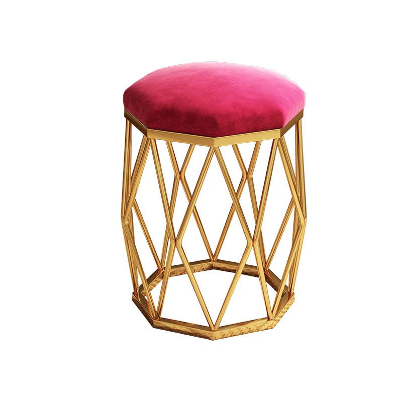 Solid Color Flannel Standard Stool Modern Simple Upholstered Stool Clearhalo 'furn' 'furn_ottomans_poufs' 'Furniture' 'Living Room Furniture' 'Ottomans & Poufs' 'ottomans_poufs' 1200x1200_3f0ce290-43fc-4fc3-8dfc-f436d1da344e
