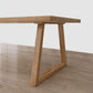 Modern Kitchen Solid Wood Dining Table Rectangle Shape Dining Table with Double Pedestal Clearhalo ' dining_table' 'Dining Tables & Seating' 'Dining Tables' 'Furniture' 'furniture_dining_table' 'Kitchen & Dining Furniture' 'kitchen&dining_furn' 'kitchen' 'kitchen_dining_table' 1200x1200_3f0d54cf-4fd1-47bd-9c72-e650c7f58580