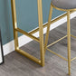 Metal Rectangular Table Modern Style Home Minimalist Bar Table Clearhalo 'Bar Furniture' 'Bar Tables' 'bar_tables' 'furn' 'furn_bar_tables' 'Furniture' 'Kitchen & Dining Furniture' 1200x1200_3f0fd185-1d4a-4695-b323-b77094568340