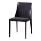 Modern Saddle Chair with Metal Base 32"H Leather Dining Chair for Restaurant Clearhalo ' kitchen&dining_furn' 'Dining Chairs' 'Dining Tables & Seating' 'dining_chair' 'furn' 'furn_dining_chair' 'Furniture' 'furniture_dining_chair' 'Kitchen & Dining Furniture' 'kitchen' 1200x1200_3f11eadf-7773-41e4-bb36-a5a6042677cc