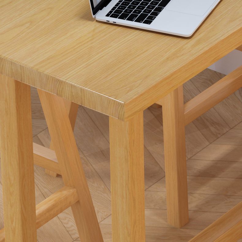 Natural Bar Table Set 1/4 Pieces Rectangle Solid Wood Counter Table Set Clearhalo 'Bar Furniture' 'furn' 'furn_home_bar_bar_sets' 'Furniture' 'Home Bars & Bar Sets' 'home_bar_bar_sets' 'Kitchen & Dining Furniture' 1200x1200_3f1390e9-c0c4-4460-8fca-b2b069073fa3