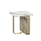 Contemporary Gold Metal Sofa Side Accent Table with Sintered Stone Top Clearhalo 'Coffee & Accent Tables' 'End & Side Tables' 'end_side_table' 'end_side_tables' 'furn' 'furn_end_side_tables' 'Furniture' 'furniture_end_side_table' 'Living Room Furniture' 1200x1200_3f14e1be-2fce-4952-9b7f-a0b88c0f0b4a