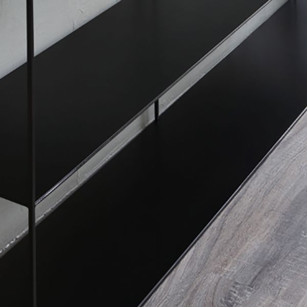 Tavolo da console rettangolare moderna tavolo di divano console in metallo in bianco/nero