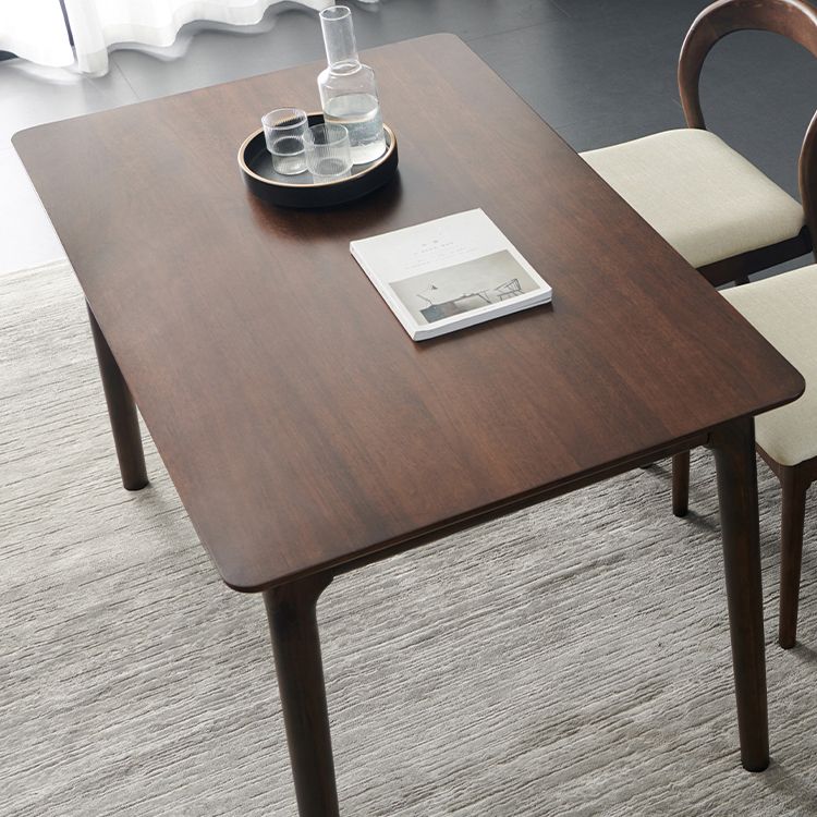 Rectangle Hickory Wooden Dining Table Modern Table in Nature with 4 Legs Clearhalo ' dining_table' 'Dining Tables & Seating' 'Dining Tables' 'furn' 'furn_dining_table' 'Furniture' 'furniture_dining_table' 'Kitchen & Dining Furniture' 'kitchen&dining_furn' 'kitchen' 'kitchen_dining_table' 1200x1200_3f1565e0-01d8-4d4e-8e65-75ea113a87be