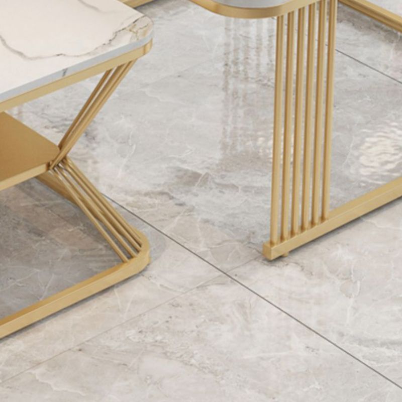 Square Coffee Table Slate Nesting Coffee Table Set with Storage Clearhalo 'Coffee & Accent Tables' 'Coffee Tables' 'coffee_tables' 'furn' 'furn_coffee_tables' 'Furniture' 'Living Room Furniture' 1200x1200_3f189450-5e76-4ecf-b575-2305f8002112