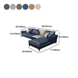 126.38-inch. Pillow Top-arm Faux Leather Sectionals with Pillowed Back Cushions