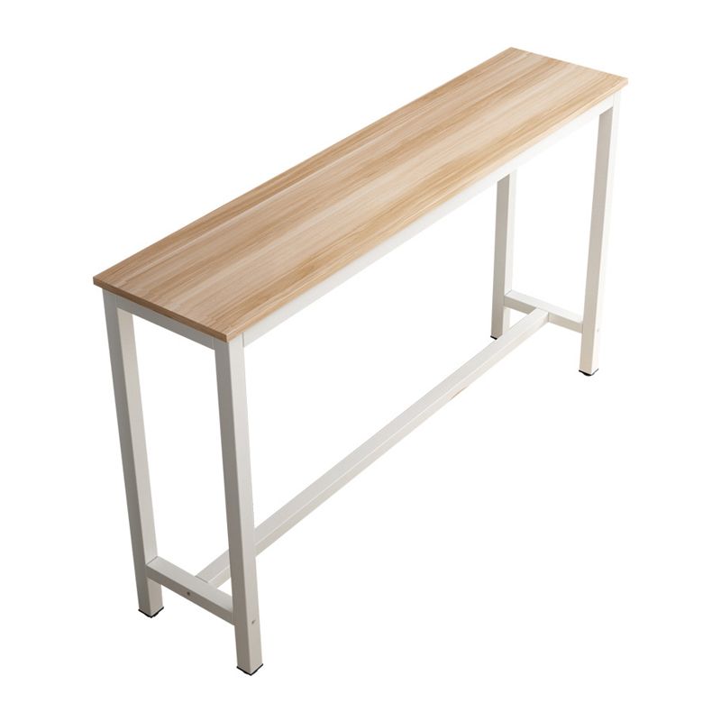 Tavolo da barra del rettangolo industriale set 1/2/3 pezzi tavolino in legno per interno