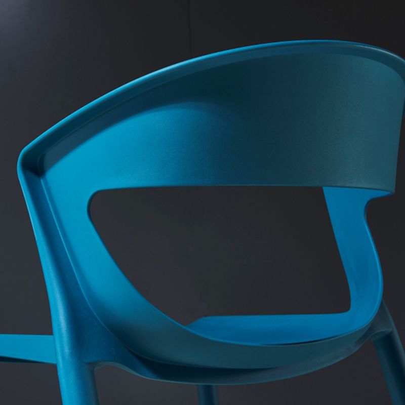 Contemporary Style Plastic Dining Chair Dining Armless Side Chairs for Kitchen Clearhalo ' kitchen&dining_furn' 'Dining Chairs' 'Dining Tables & Seating' 'dining_chair' 'furn' 'furn_dining_chair' 'Furniture' 'furniture_dining_chair' 'Kitchen & Dining Furniture' 'kitchen' 1200x1200_3f23e512-c469-4a9a-94b6-e23a078ab258