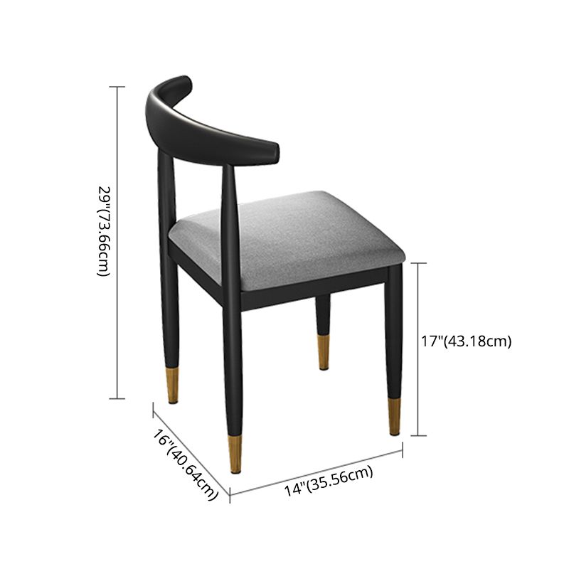 Contemporary Metallic Fixed Dining Table Rectangle Formal Dinette Set with Balck Base Clearhalo 'Dining Room Sets' 'Dining Tables & Seating' 'dining_room_set' 'furn' 'furn_dining_room_set' 'Furniture' 'furniture_dining_room_set' 'Kitchen & Dining Furniture' 'kitchen&dining_furn' 'kitchen' 1200x1200_3f23edd1-bf53-43dc-820b-ada1604b0bd1