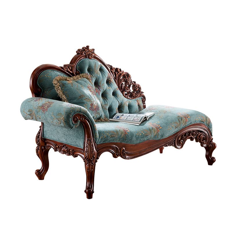 Upholstered Chaise Lounge Couch One Armed Lounge Solid Wood Chair Clearhalo 'Chairs & Seating' 'Chaise Lounge' 'chaise_lounge' 'furn' 'furn_chaise_lounge' 'Furniture' 'Living Room Furniture' 1200x1200_3f2436f9-36bd-4d80-861a-78bd683b88d4