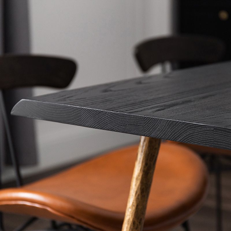 Tavolo da pranzo in legno massiccio tradizionale tavolo da pranzo di lusso con cornice dorata